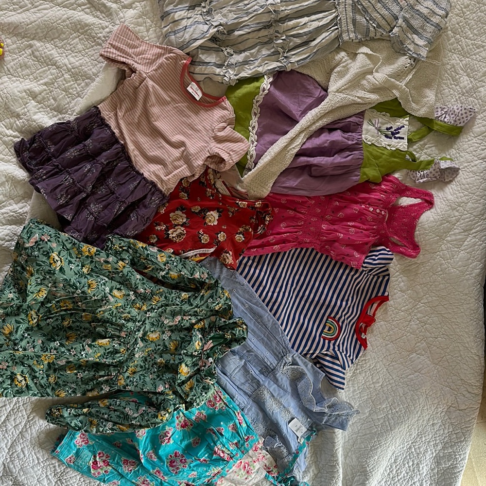 Bundle of 10 girls size 7-8 dresses spring summer